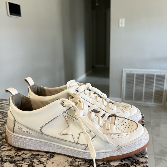Golden Goose Men’s YEAH Optical White with Gum Sole EU 43 (US 10) - Picture 3 of 6